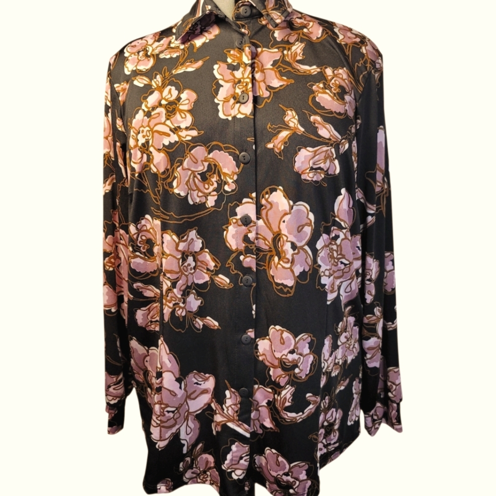 KIN by Kristine Button Down Shirt (B2)